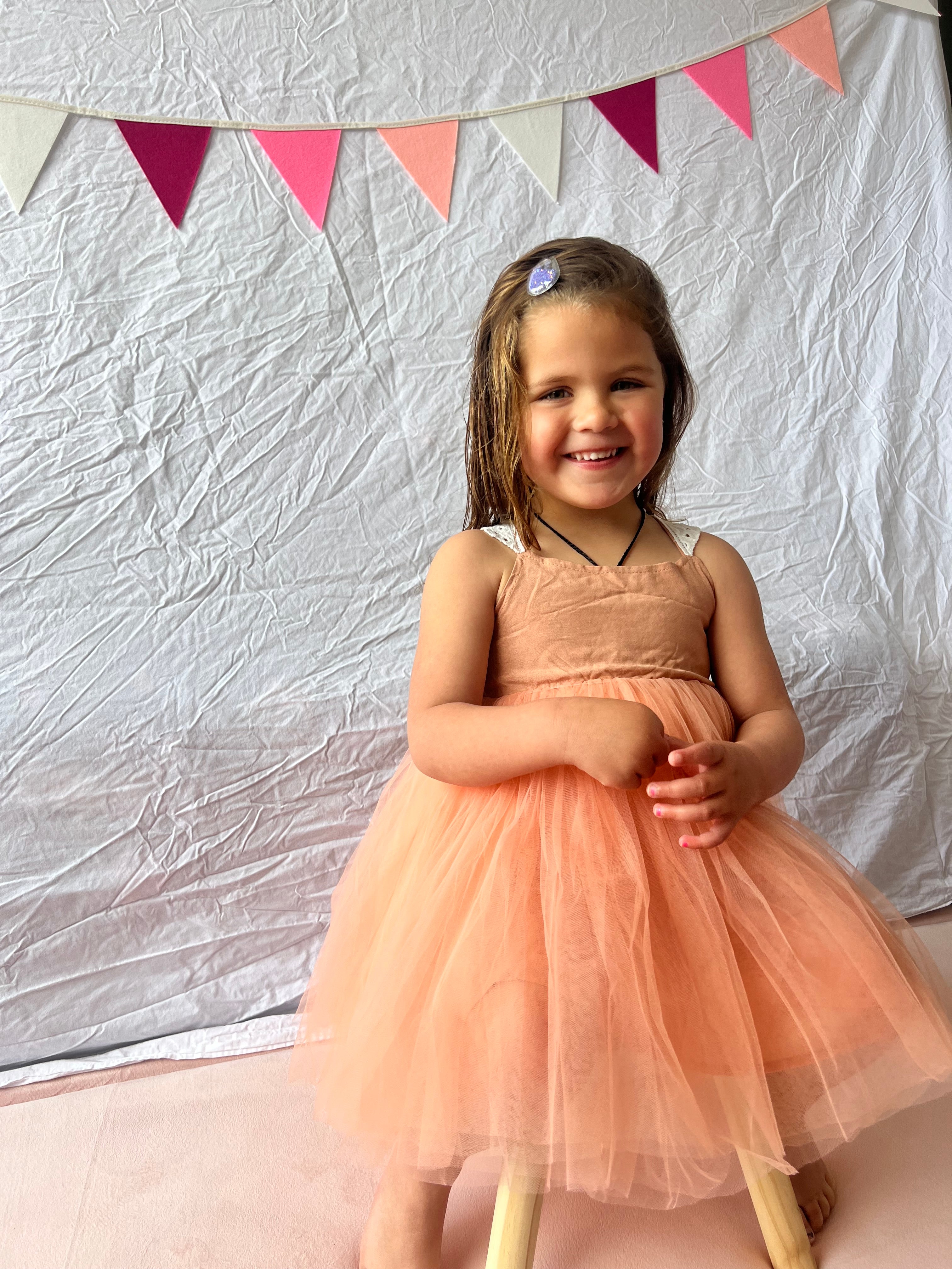 Whimsical Linen & Tulle Heirloom Dresses for Children | Carousel Alley NZ