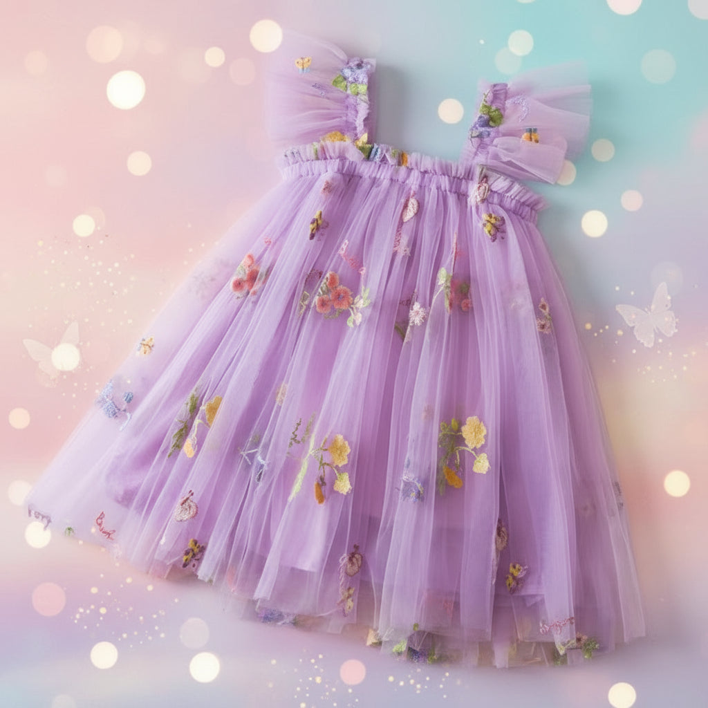 The lavender meadow dress